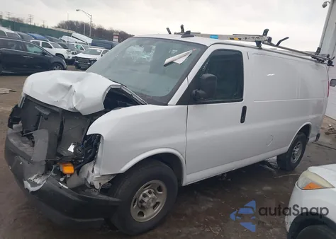 2022 Chevrolet Express Cargo Rwd 2500 Regular Wheelbase Wt z USA, uszkodzony, nr VIN 1GCWGAF74N1170573